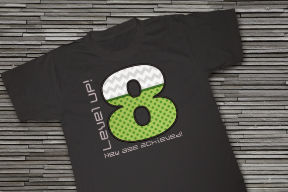 A Designer's Review: Level Up 8th Birthday Applique