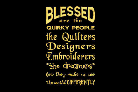 A Designer's Review of the Artists Quote Embroidery Design