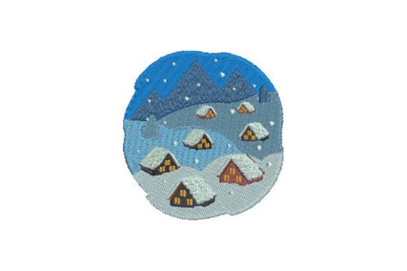 A Designer's Review: Snowy Village for Boutique Sweatshirts