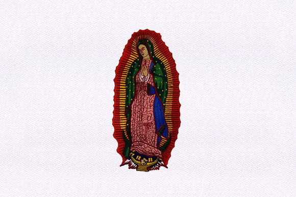 A Gentle Review of the Praying Madonna Embroidery Design