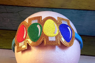 Adding Festive Sparkle: A Designer's Look at the Christmas Lights ITH Headband