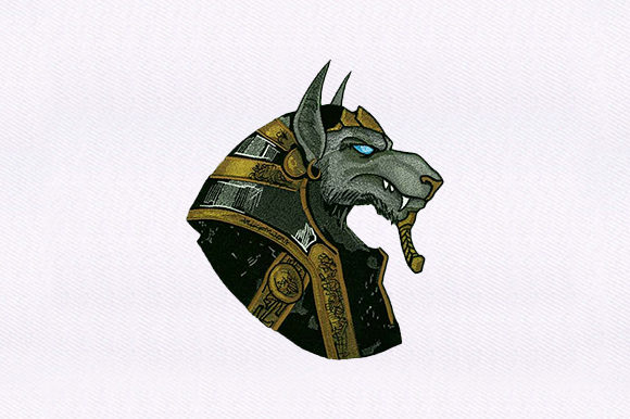 An Experienced Review of the God Anubis Dog Embroidery Design