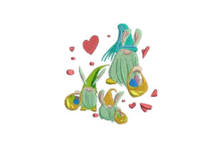 Easter Gnomes: A Boutique-Friendly Sweatshirt Embroidery Design