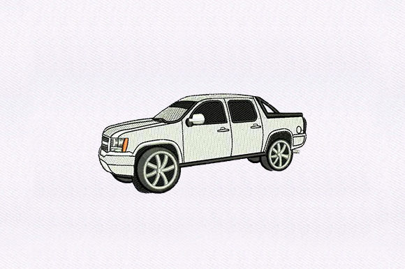 Embroidered Pickup Truck Designs for Personalized Gift Magic