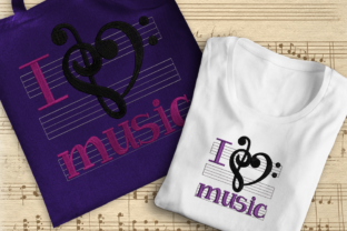 I Love Music: A Designer's Review for Seasonal Embroidery