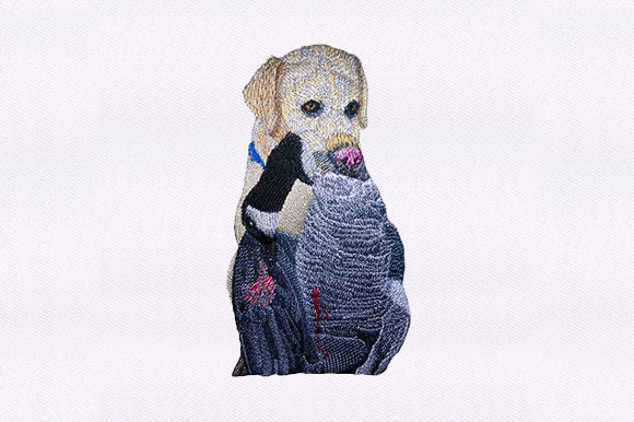 Labrador Retriever Embroidery Design Review for Business Use