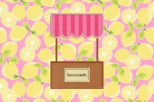 Summer Lemonade Stand Applique: A Craft Fair Winner