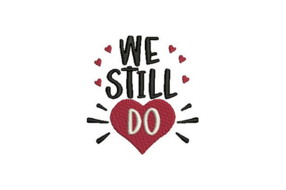 We Still Do: A Business-Friendly Love Heart Embroidery Design