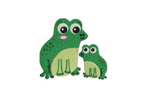 Why Mom and Baby Frog Embroidery is a Seasonal Product Gem