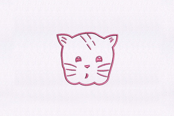 Why Pink Kitten Cat Face Is My Go-To Holiday Embroidery Design