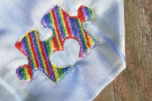 Why This Mini Heart Puzzle Piece Embroidery is a Gift Designer’s Dream